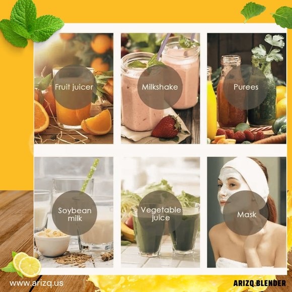 Rechargeable Portable Blender And Mixer 6 blades 400 ML - Picture 8 of 9